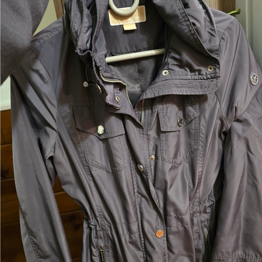 Michael Kors Charcoal Utility Jacket